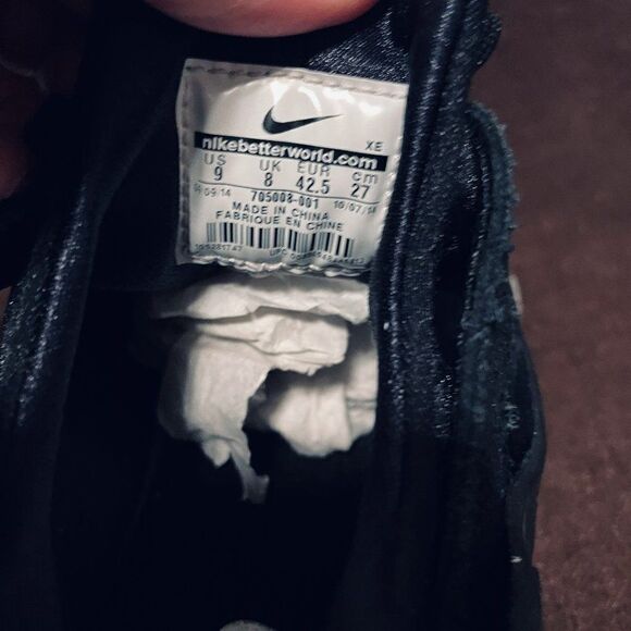 Nike Air Huarache Run PA Stingray Black Men's 9 US 42.5 EUR Off White Black - Picture 8 of 9